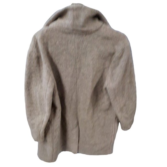 L.o.g.g. H&M Size 6 Womens Wool Blend Coat Jacket Peacoat Overcoat Topcoat Grey - Picture 2 of 13